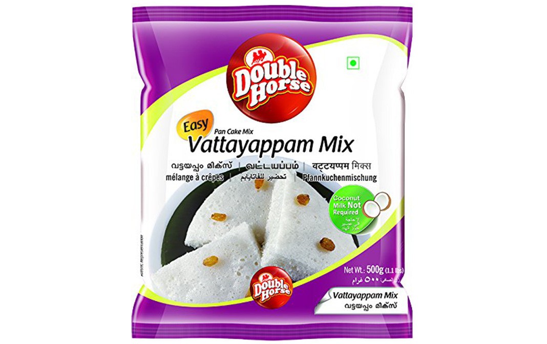 Double Horse Vattayappam Mix Pan Cake Mix   Pack  500 grams